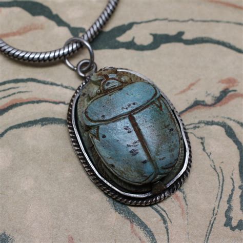 Ancient Egyptian Scarab Pendant – Pippin Vintage Jewelry