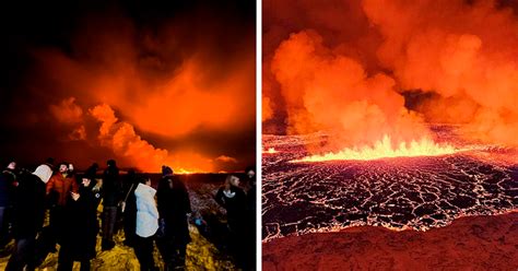 Volcano Erupts In Iceland’s Reykjanes Peninsula After…