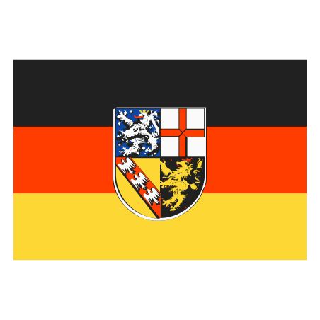 Flag of Saarland icon in Color Style