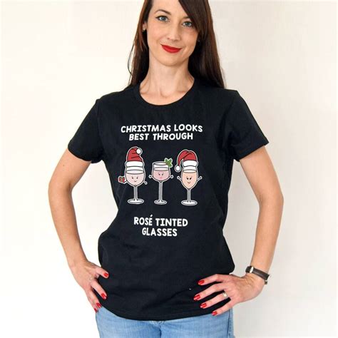 Funny Wine Christmas T Shirt By Of Life & Lemons | notonthehighstreet.com