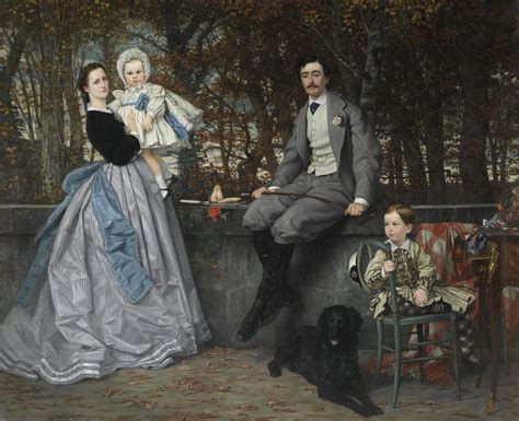 File:James Tissot - Portrait of the Marquis and Marchioness of Miramon and their children ...