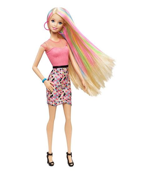 Rainbow Hair Barbie Doll - Buy Rainbow Hair Barbie Doll Online at Low Price - Snapdeal