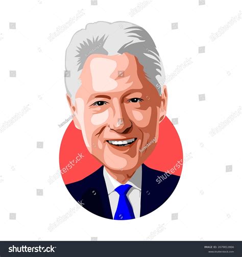 Bill Clinton Cartoon Drawing