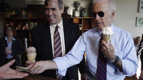 Joe Biden Eats an Ice Cream Cone While Wearing Aviators. Spectacular.