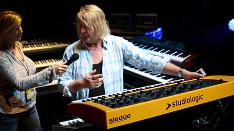 Studiologic Sledge on tour with keyboardist Geoff Downes from the band ...