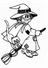 Free Printable Witch Coloring Pages For Kids sketch template