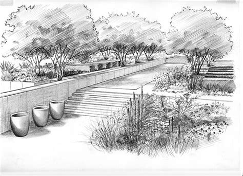 Pencil Sketch Of Flower Garden | Best Flower Site