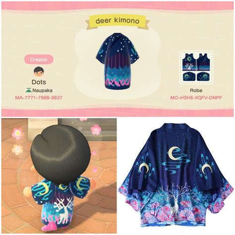 i made a kimono based off of a real one! : AnimalCrossing Animal Crossing Pattern, Animal ...