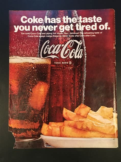 Two 1967 Coke COCA-COLA Ads Magazine Print Advertisements | Etsy