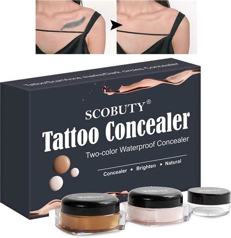 Scar Concealer,Tattoo Concealer,Tattoo Cover Up Makeup,Acne Concealer ...