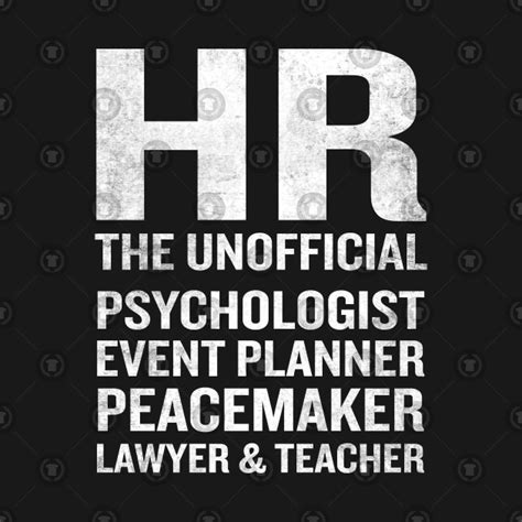 Human Resources Funny HR Unofficial Quote Job Joke - Human Resources - Onesie | TeePublic
