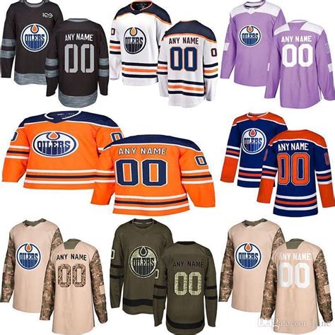 2020 2019 News Edmonton Oilers Hockey Jerseys Multiple Styles Mens ...