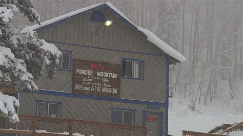 Snow Brings Earliest Opening At Powder Mountain In Decades