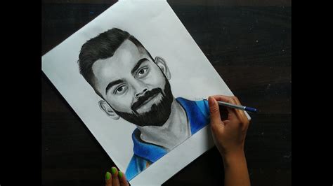 Virat Kohli Drawing Easy