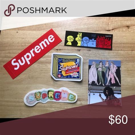 Supreme sticker set | Supreme sticker, Sticker set, Stickers