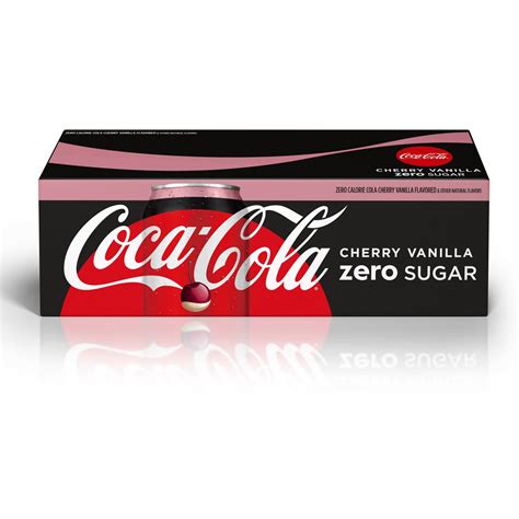 Cherry Vanilla Coke Zero Sugar, Cherry Vanilla Flavored Coca-Cola Diet ...