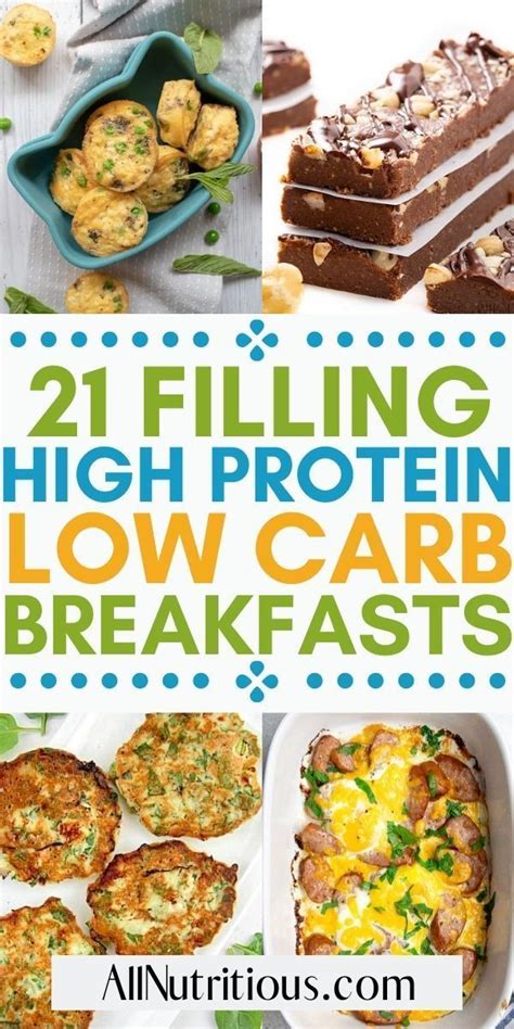 21 High Protein Low Carb Breakfast Recipes