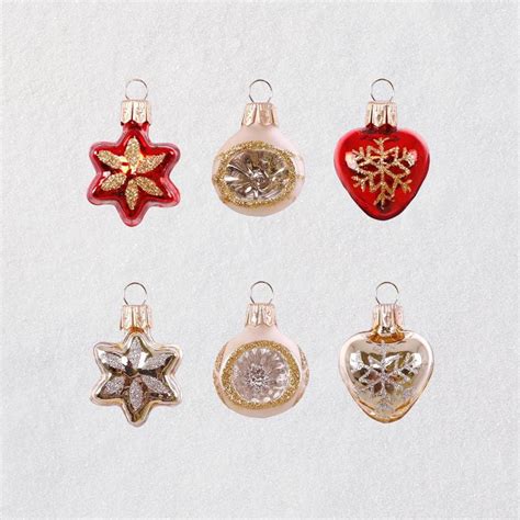 Hallmark Ornament 2018 MINIATURE Decorative Ornament Set - Walmart.com ...