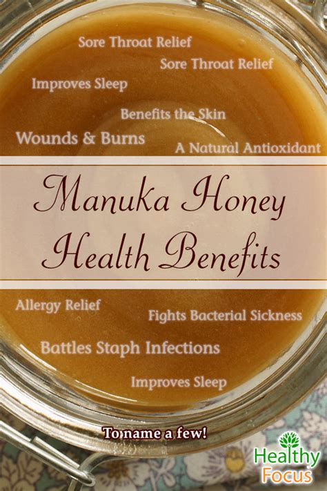 14 Proven Manuka Honey Health Benefits - Healthy Focus