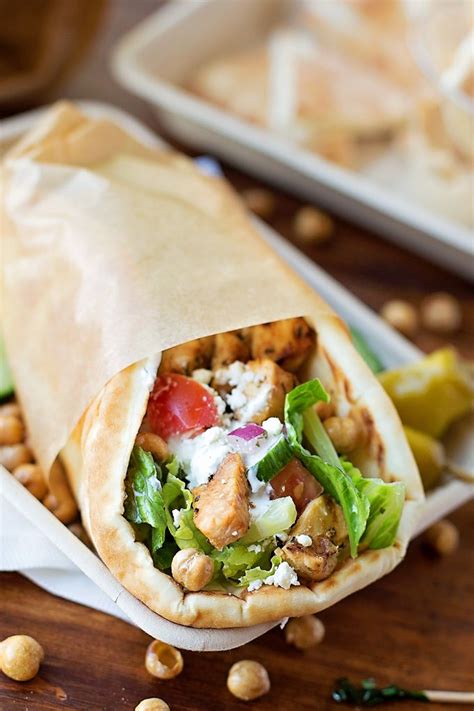 Greek Grilled Chicken Pitas | Recipe | Chicken pita, Greek grilled chicken, Grilled chicken