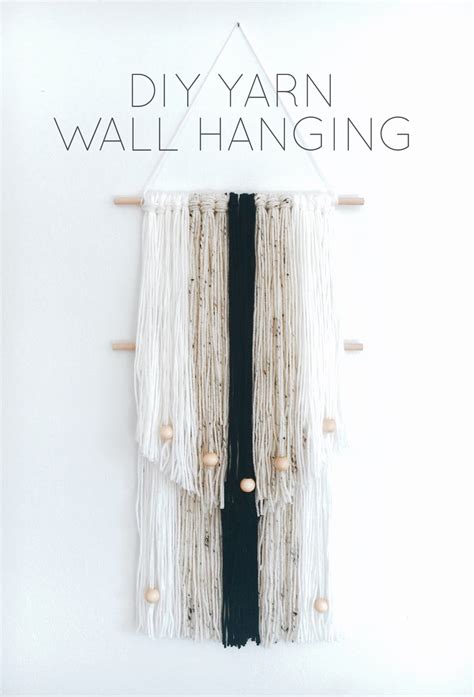 DIY Yarn Wall Hanging