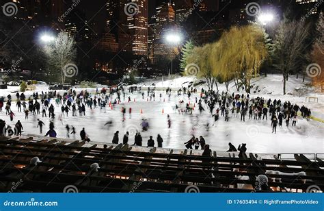 Ice Skating In Central Park Stock Images - Image: 17603494