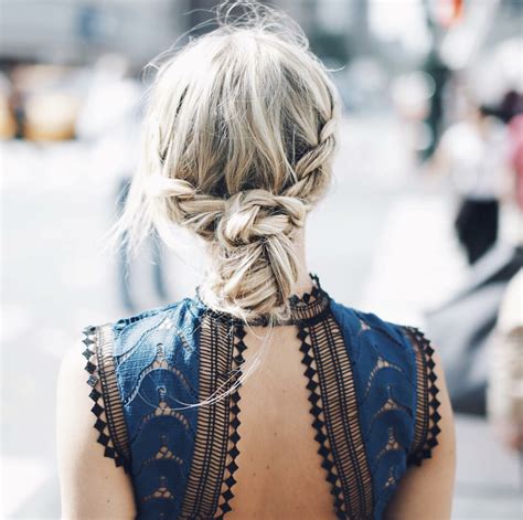 braid + messy bun | ||hair-dos|| | Pinterest | Braided messy buns ...