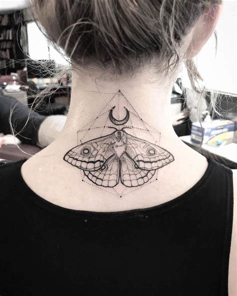 Details more than 65 moth neck tattoo - in.cdgdbentre