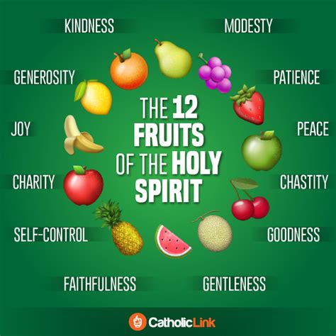 Infographic: The 12 fruits of the Holy Spirit | Fruits of holy spirit ...