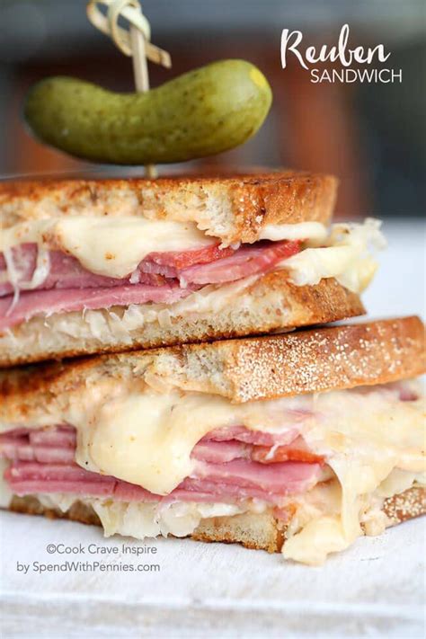 My favorite Reuben Sandwich! The delicious melted swiss cheese paired ...