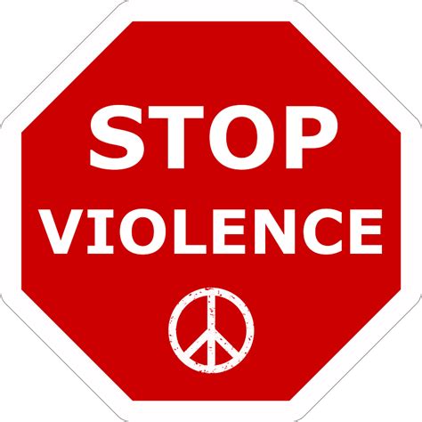 Stop The Violence Signs