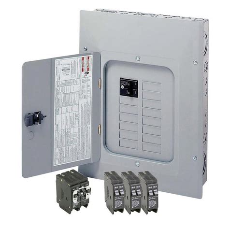 Eaton Type BR 125-Amp 12-Spaces 24-Circuit Main Breaker Load Center ...