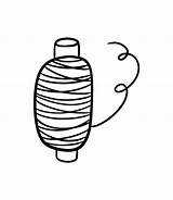 Premium Vector  Threads On A spool For Sewing Needlework Hobby Doodle sketch template