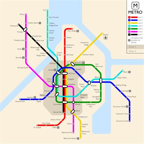 Since everyone else is posting theirs... Here's my metro map. Critic welcome : CitiesSkylines