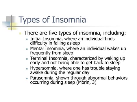 Different types of insomnia informative speech - eyeBos