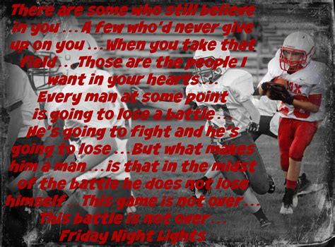 FRIDAY NIGHT LIGHT QUOTES . . . INSPIRATIONAL FOOTBALL | Friday night lights quotes, Friday ...