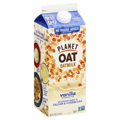 Planet Oat Vanilla Oat Milk - Shop Milk at H-E-B