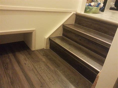 Shoe pocket | Laminate stairs, Tile stair nosing, Vinyl plank flooring