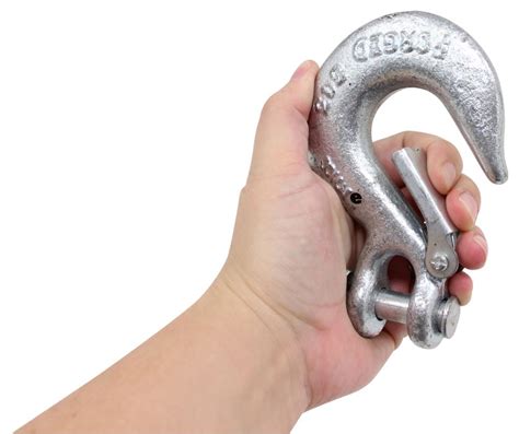 Clevis Hook with Latch, 3/8" Laclede Chain Accessories and Parts 6495 ...