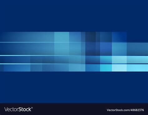 Bright blue technology geometric abstract Vector Image