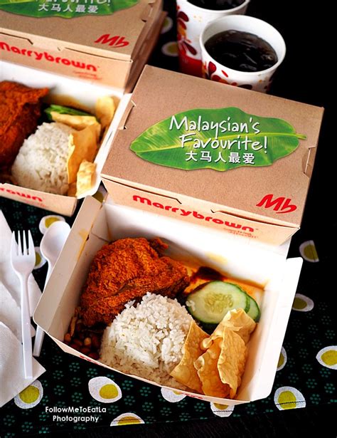 Follow Me To Eat La - Malaysian Food Blog: MARRYBROWN Nasi Lemak MB With BUY 1 FREE 1 Offer At ...