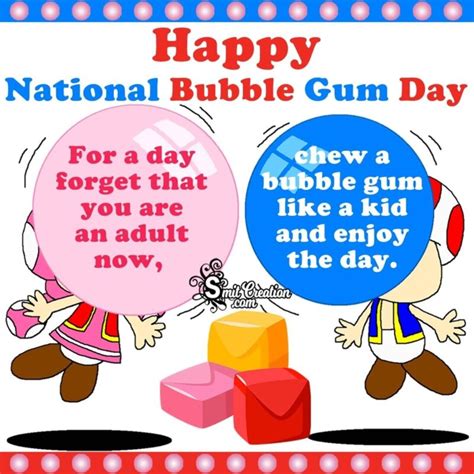 National Bubble Gum Day Images - SmitCreation.com