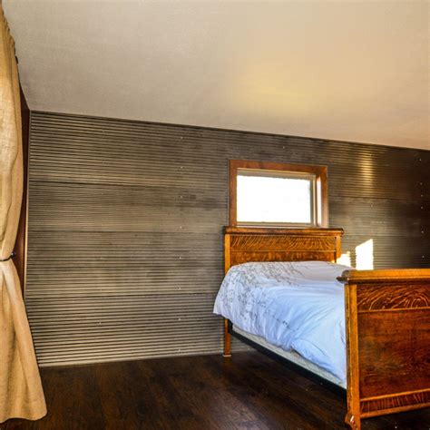 Interior Metal Wall Panel Bedroom | Metal wall panel, Wall panels bedroom, Vinyl wall panels