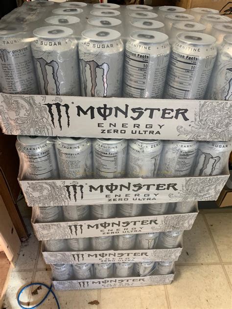 Monster Energy Zero Ultra 16oz cans 5 Sealed Cases | EstateSales.org