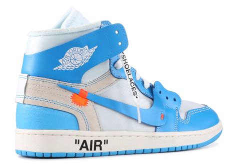 Air Jordan 1 Retro High Off-White University Blue | KICKSTW