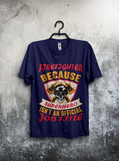 Firefighter T-Shirts Design Bundle on Behance