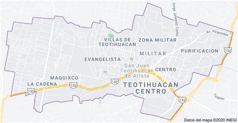 Ciudad Prehispánica de Teotihuacán - Ubicación