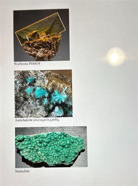 Solved describe the crystal forms of the following minerals. | Chegg.com