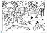 13 Free Printable Playground coloring Pages PDF sketch template