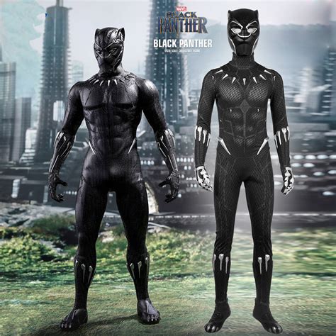 Quality Marvel Black Panther Cosplay Costume | Black panther costume ...